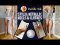 HOW TO STYLE METALLIC HEELS & CLOTHES| 5 OUTFIT IDEAS & TIPS FOR SILVER METALLIC LEATHER PUMPS