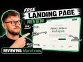 maroforms.com - Free Landing Page Audit (Conversion Rate Optimization review)