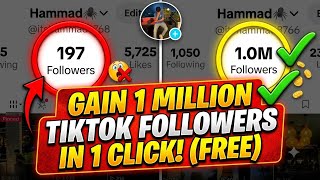 How To Increase 1 Million TikTok Followers In 1 Hour