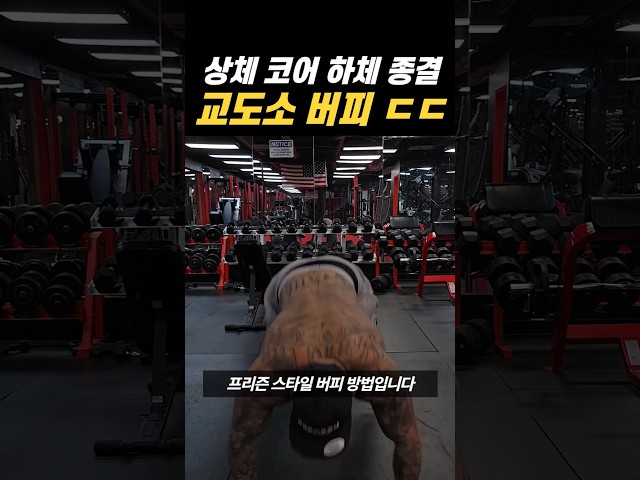 이거 하나면 솔직히 전신운동 끝임