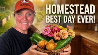 Gardening, Baking & Fireworks | A Day in Our Homestead Life