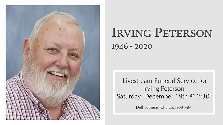 Funeral Service For Irving Peterson