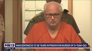 Man sentenced to 26 years in prison for rape, murder of 12-year-old | FOX 13 Seattle