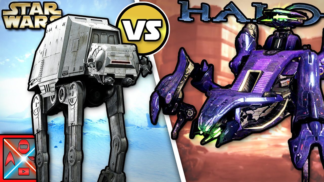 AT-AT KAMPFLÄUFER VS. SCARAB - STAR WARS vs. HALO - SCI-FI BASIS VERSUS