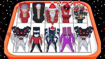 Merge Monster: Horror Toilet Master Battle New Update Strategy Defence Fight Gameplay