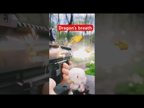 9mm Dragon’s Breath vs. a boca do cano