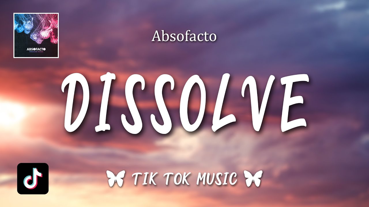 Absofacto Dissolve Lyrics Sunrisemusic I Just Wanted You To Watch Me Dissolve Slowly Youtube - dissolve roblox id