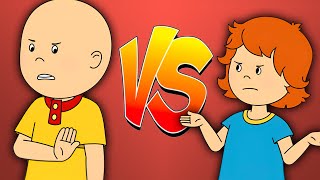 Caillou fights with Rosie | Caillou Cartoon