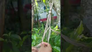How to make a Pot Hanger | Easy Rope Hanger |  Hang Pot With Rope . #hangingpot #decorativepots