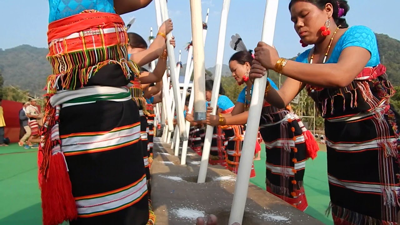 Rongmei Naga folk dance''Panshaow Lam'' part-1
