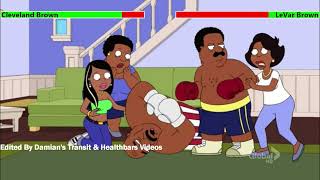 Cleveland Brown vs. LaVar Brown with healthbars