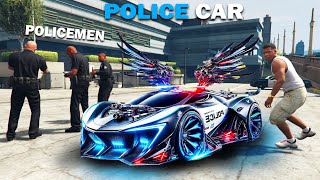 Franklin Stealing Police Fastest Supercar in GTA 5  | Techerz