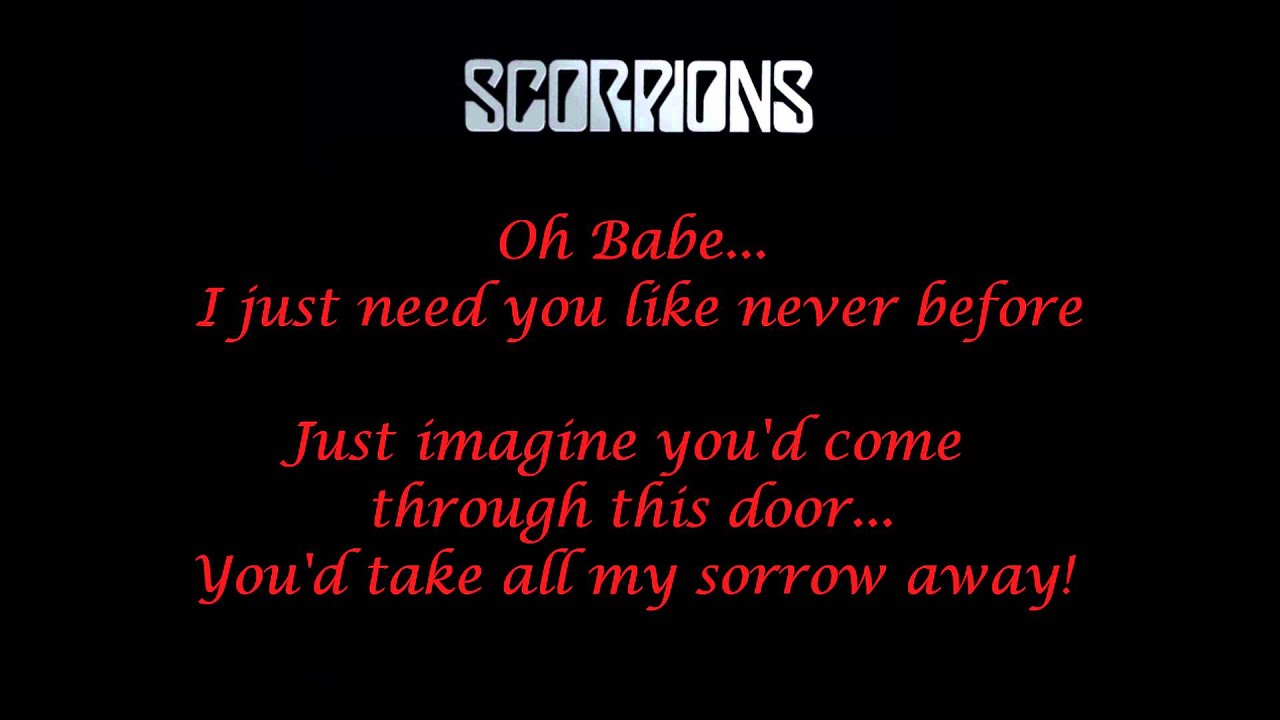 Scorpions No One Like You Live Lyrics YouTube Scorpions No One Like You Live Lyrics YouTube