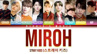 Stray Kids (스트레이 키즈) - MIROH [Color Coded Lyrics Han|Rom|Eng] Resimi