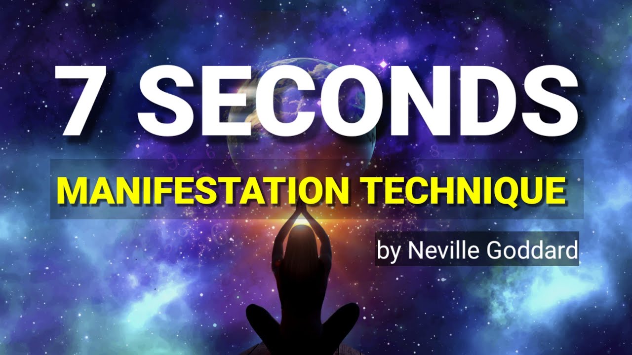 7 seconds manifestation | unbelievable technique by Neville Goddard