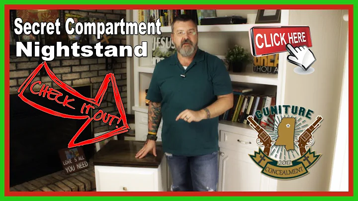 GUNITURE - Hidden Gun Furniture Concealment Nightstand