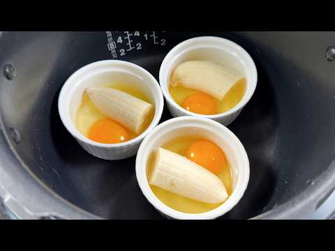계란 더 이상 삶아먹지마세요! 바나나를 넣으니 최고급 다이어트 요리가 완성되었습니다!