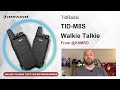 TidRadio TD M8s 6 Pack FRS Walkie Talkie Review From K8MRD RADIO STUFF