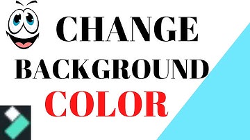 FILMORA TUTORIAL: CHANGING BACKGROUND COLOR IN FILMORA/Filmora 9