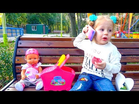 Кукла Беби Бон и день рождения с подарками для девочек от мишки