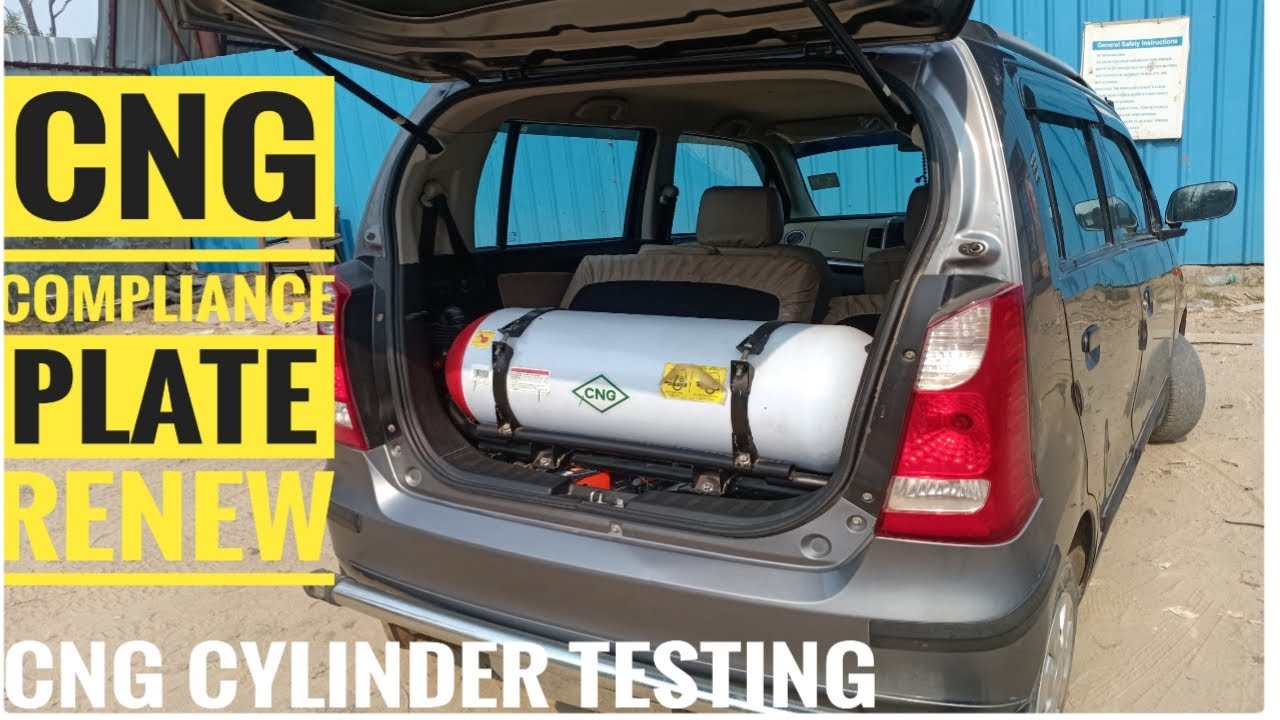 CNG compliance plate renew ️ cng cylinder hydro testing कहां से