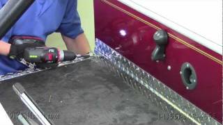 Club Car Diamond Plate Kick Panel | How to Install Video | Golf Cart Kick Panel