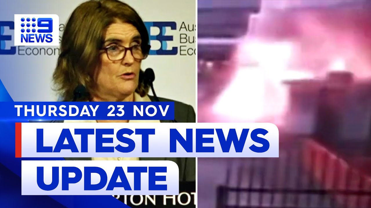 US-Canada border explosion; RBA rate hike warning | 9 News Australia