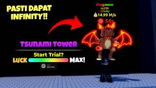 I Tried The Best Way To Get INFINITY In TSUNAMI TOWER Escape Tsunami For Brainrots! screenshot 5