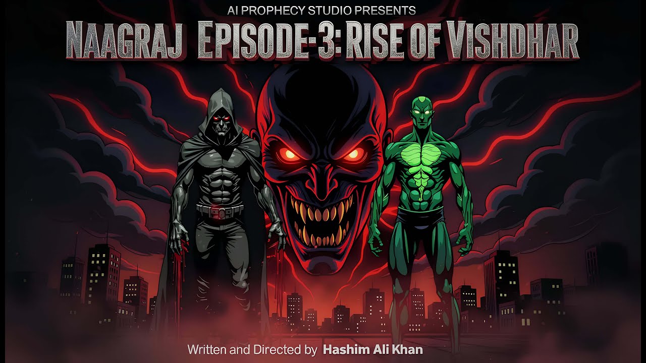NAAGRAJ Episode 3 | Rise of Vishdhar 🐍🔥 | AI Web Series Hindi | Naagraj vs Vishdhar