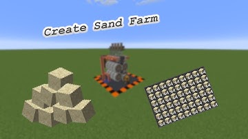 Minecraft Create Mod: Sand Farm Tutorial