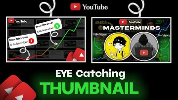 How to edit thumbnail like @decodingyt and @StepGrow  . Professional Thumbnail editing.