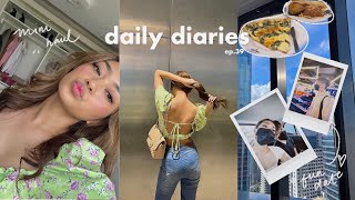 DAILY DIARIES | life lately, lunch date, k-skincare ft. Pink By Pure Beauty 🌆🌷