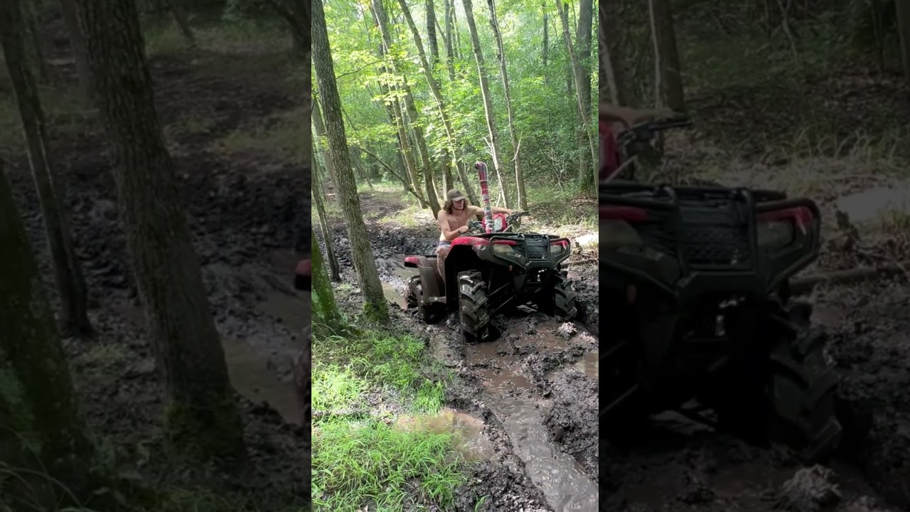 2024 Honda rubicon irs blue vs 2024 Honda Forman sold axle red.  IRS for the win