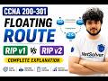CCNA 200-301 | Floating Route Explained + RIP v1 vs RIP v2 Complete Tutorial | Cisco Packet Tracer