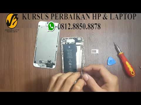 CARA MEMPERBAIKI IPHONE 6 MATI TOTAL KENA AIR - YouTube