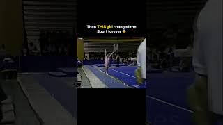 She Completely Changed the Way Gymnasts Vault 😱 #history #youtubeshorts #gymnast #fyp