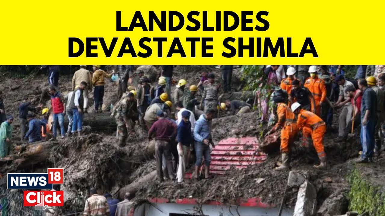 Himachal Pradesh Landslides | Massive Landslide Devastates Shimla ...
