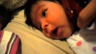 michelle hablando con su abuelo mimada