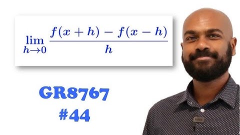 Math Subject GRE: Use An Example GR8767 #44