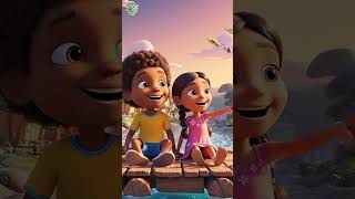 Row Row Row Your Boat for Kids 🚣 | Classic Nursery Rhyme Song with Lyrics | Baby &amp; Toddler Songs