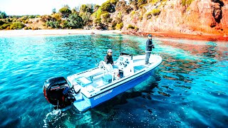 Navy diver Rick Bettua and his Carbine 600 Centre Console