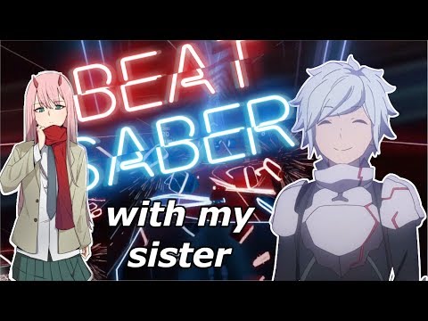 Beat Saber but Im playing against my SISTER | Avicii - Wake me up