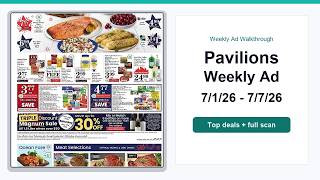 Pavilions Weekly Ad (7/1/26 - 7/7/26) Top 10 Deals