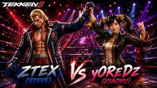 ZTEX (Steve) vs yOReDz (Xioayu) | Tekken 8 Replays