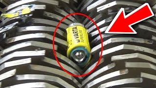 Experiment - Shredding Batteries - The Shredder Show