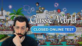 maplestory classic world closed online test review