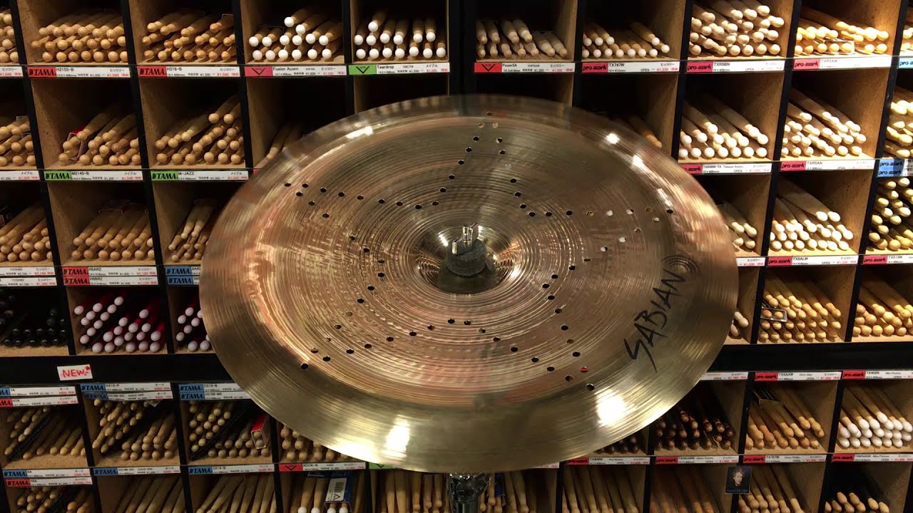 LUNA SEAの真矢さんモデルのSABIAN 限定品モデル[スターシンバル]の12