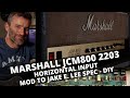 Marshall JCM800 2203 Horizontal Input.  MOD TO Jake E. Lee SPEC - DIY!!