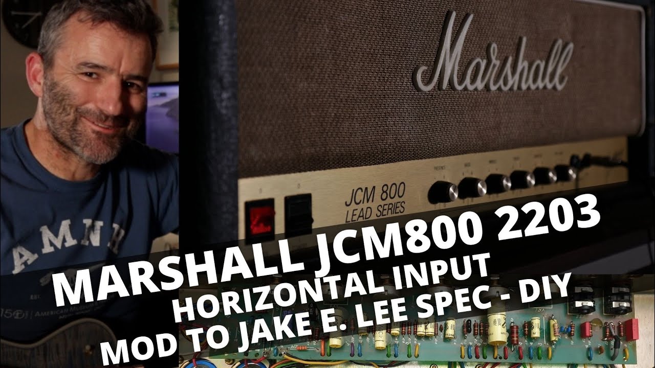 Marshall JCM800 2203 Horizontal Input. MOD TO Jake E. Lee SPEC