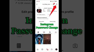 Instagram password change kaise kare 😱#shorts #instagram